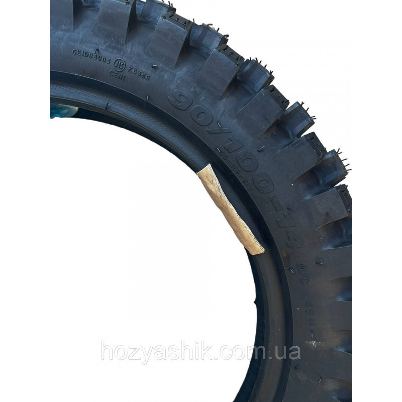 Покришка з камерою 90/100-14 52M 4PR TT (крос / пітбайк)  Deli Tire MAXI GRIP SG1-R