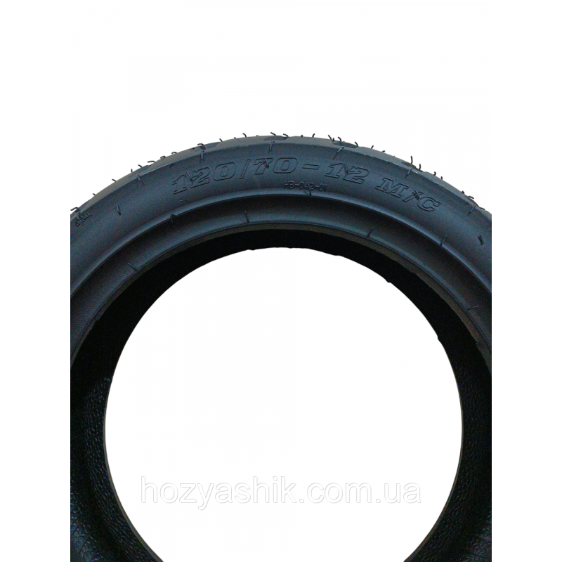Мотошина 120/70-12 TL Gama 8PR посилена шина для скутера (45% каучуку)