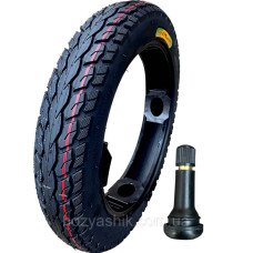 Безкамерна покришка 16×3.0 (76-305) Black Cat 4PR для електровелосипеда та електроскутера + вентиль TR414