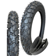 Мотошина с камерой 100/90-17 (аналог 3.50-17) 6PR ENDURO