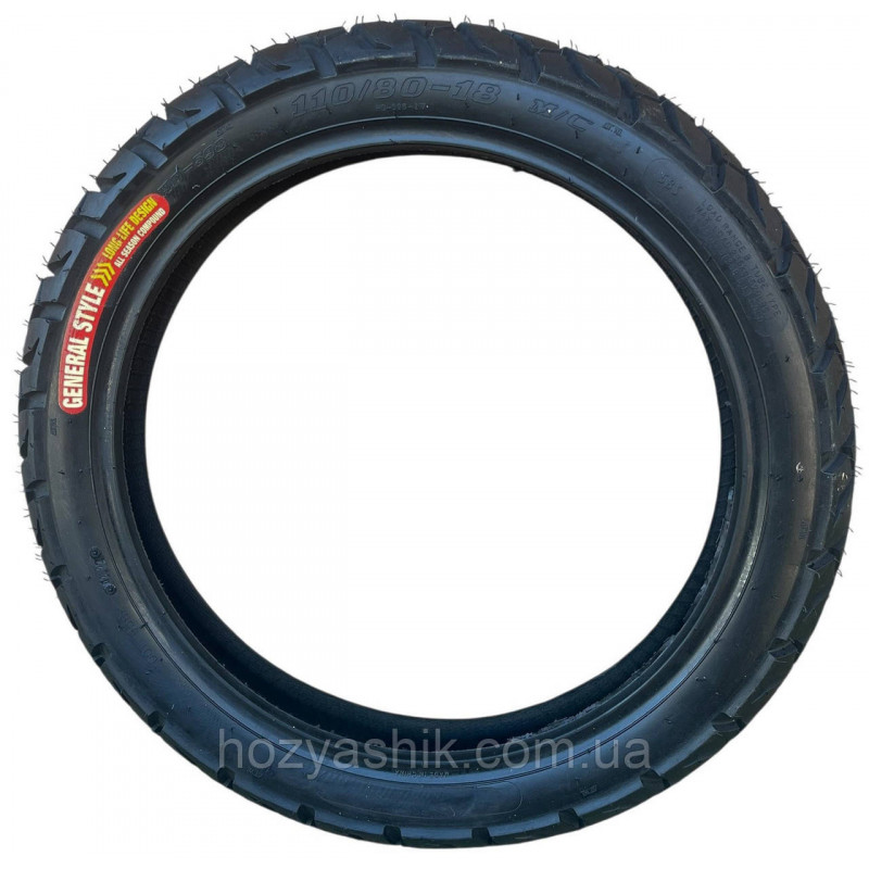 Покришка 110/80-18 М/С 58S камерна (TUBE TYPE/ТТ) , MAX. LOAD 236кг, sidewall 2 plies tread plies 3, ENDURO
