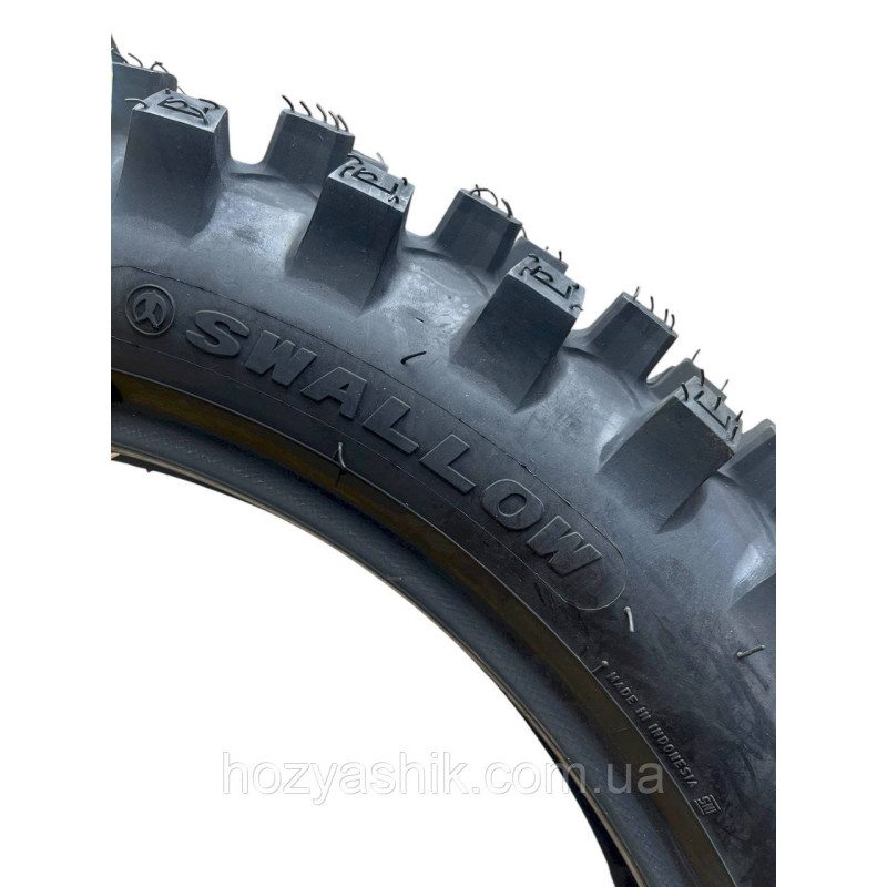 Кросова мотошина з камерою 110/100-18 ( аналог 4.25-18) 4PR SWALLOW MAXI GRIP