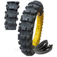 Кроссовая мотошина с камерой 110/100-18 (4.25-18/4.50-18) 6PR SWALLOW MAXI GRIP