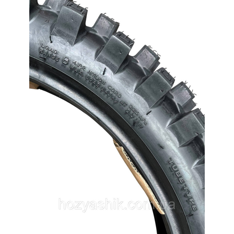 Кросова мотошина з камерою 100/100-18 (4.10-18/4.00-18) 4PR SWALLOW MAXI GRIP