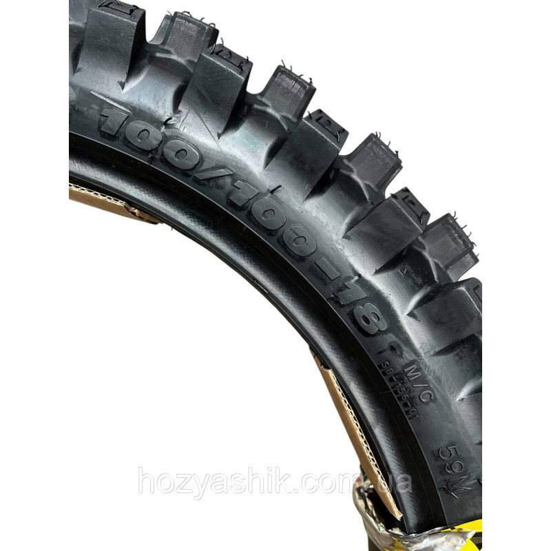 Кросова мотошина з камерою 100/100-18 (4.10-18/4.00-18) 4PR SWALLOW MAXI GRIP