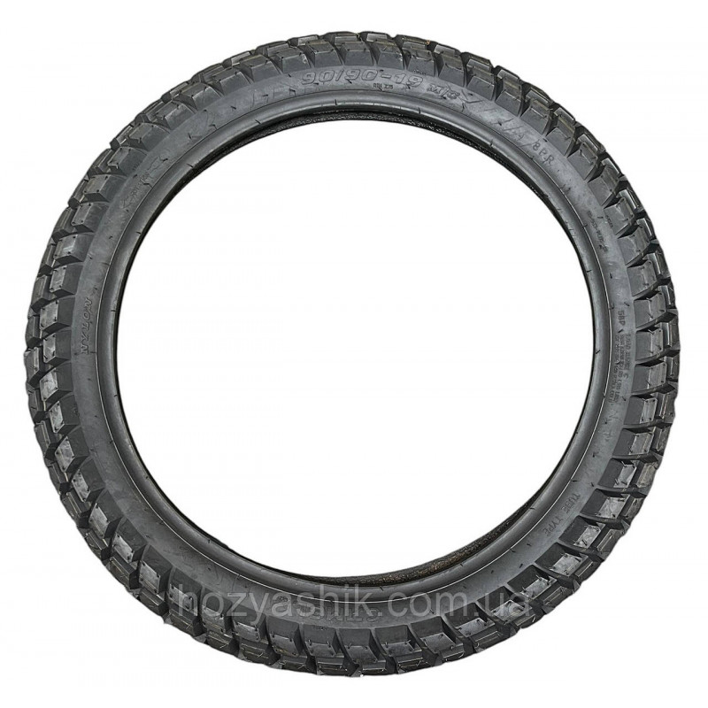 Покришка з камерою 90/90-19 (3.25-19) 58P (8PR), "ІЖ", "Ява", "Мінськ", "Дніпро" ENDURO