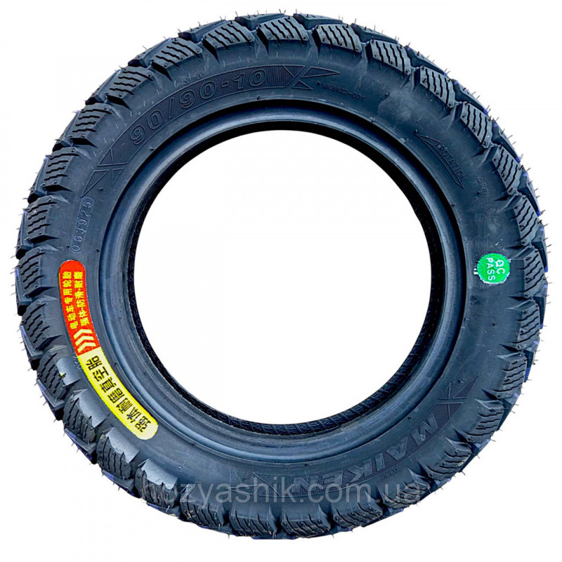 Покришка 90/90-10 58J 8PR (аналог 3.00-10, 3.25-10) TUBELESS/TL-бескамерна