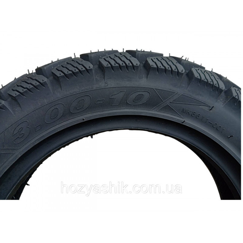 Покришка 3.00-10 (90/90-10) 49J 8PR безкамерна (Tubeless / TL) MAX LOAD 195кг