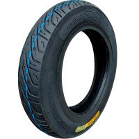 Усиленная бескамерная дождевая покрышка 3.00-10 (аналог 90/90-10) 8PR с вентelом в комплекте