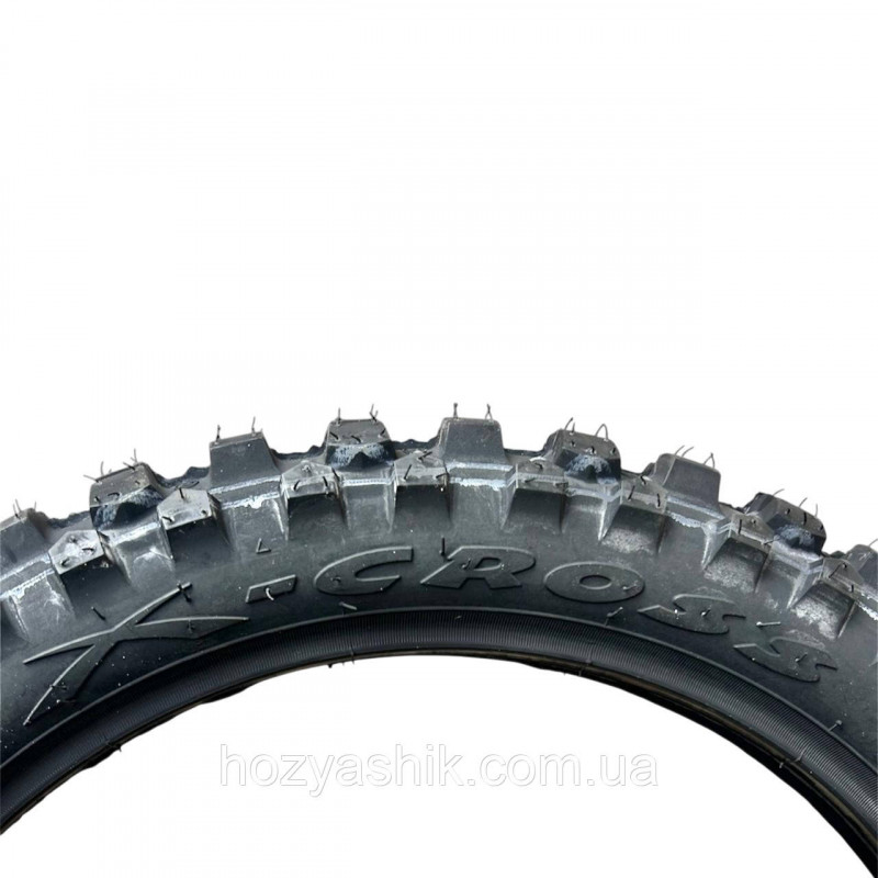 Кросова мотошина SWALLOW 3.00-17 (аналог 90/90-17) 4PR Х-CROSS з камерою в комплекті