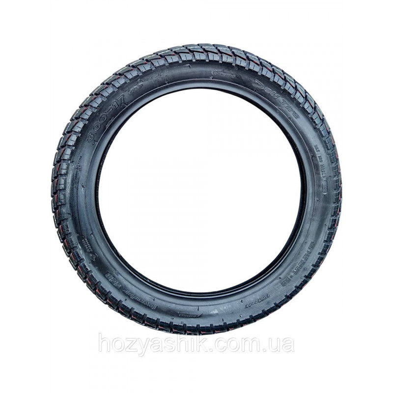 Мотошина 3.00-17 (90/90-17) 45Р 4PR (TT) "Deli Tire" INVADER (Індонезія)