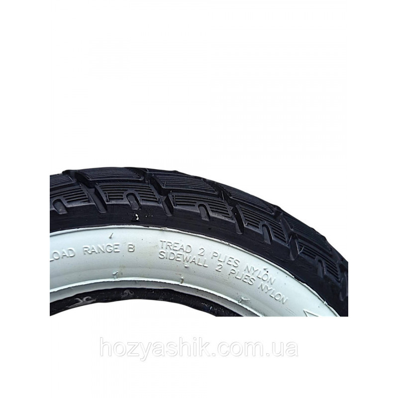 Мотошина 3.50-10 (100/90-10) Schwalbe RACEMAN з білим бортом — Естетика та Преміум-якість