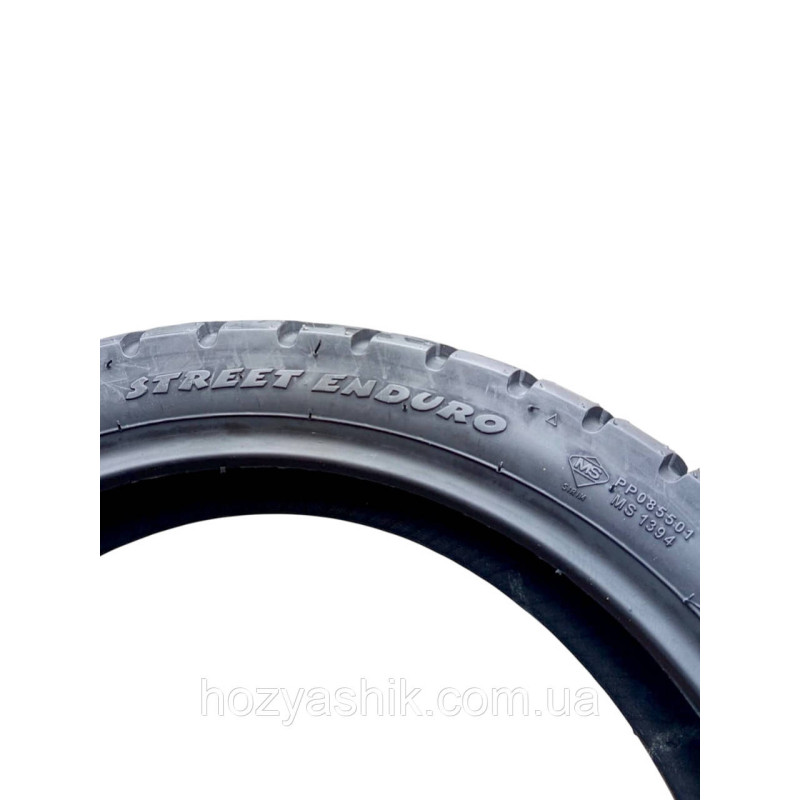 Бескамерная мотошина 100/80-14 (аналог 3.50-14) 4PR SWALLOW Street Enduro с вентилем TR 414