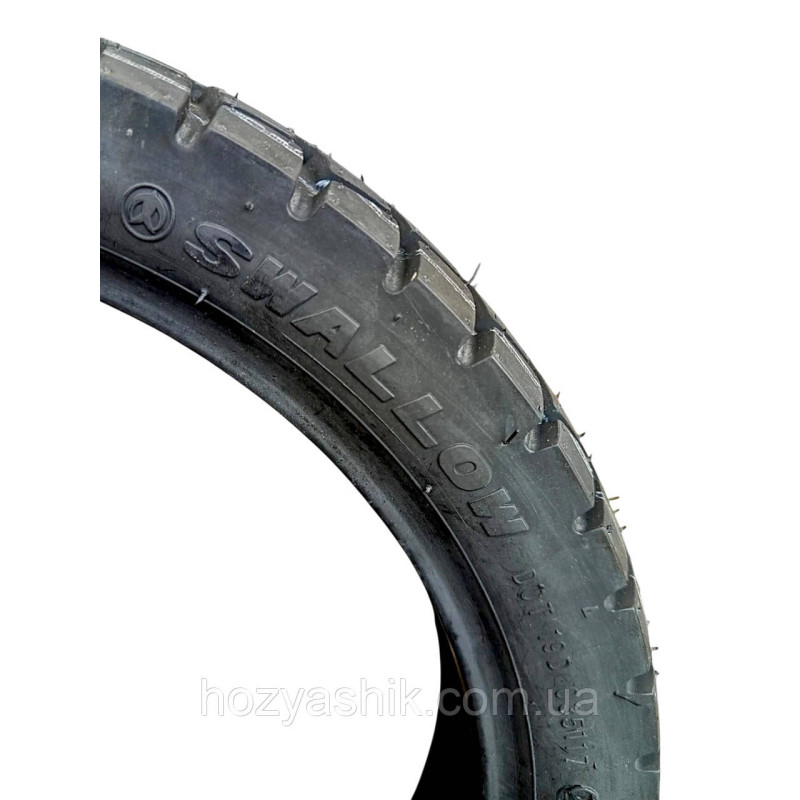 Бескамерная мотошина 100/80-14 (аналог 3.50-14) 4PR SWALLOW Street Enduro с вентилем TR 414