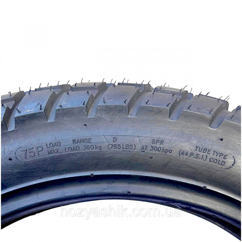 Усиленная мотошина GENERAL 120/90-18 (аналог 4.60-18) 8PR Dual Sport с камерой
