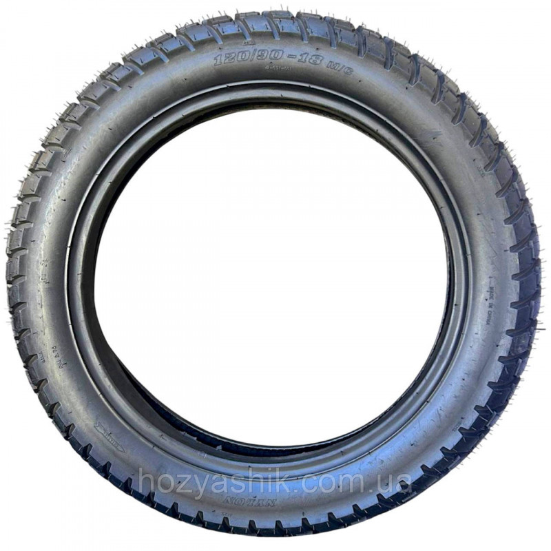 Усиленная мотошина GENERAL 120/90-18 (аналог 4.60-18) 8PR Dual Sport с камерой
