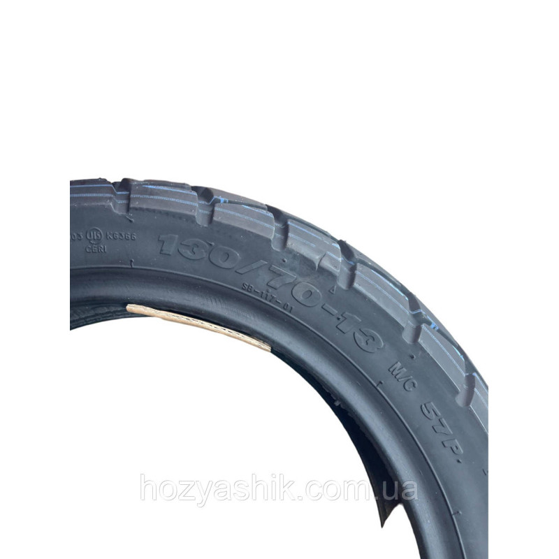 Безкамерна мотошина 130/70-13 4PR  DELI TIRE Street Enduro з вентилем TR414