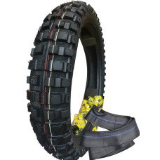 Кроссовая мотошина с камерой 4.60-17 (аналог 110/90-17) 8PR Cross / Hard Enduro с камерой