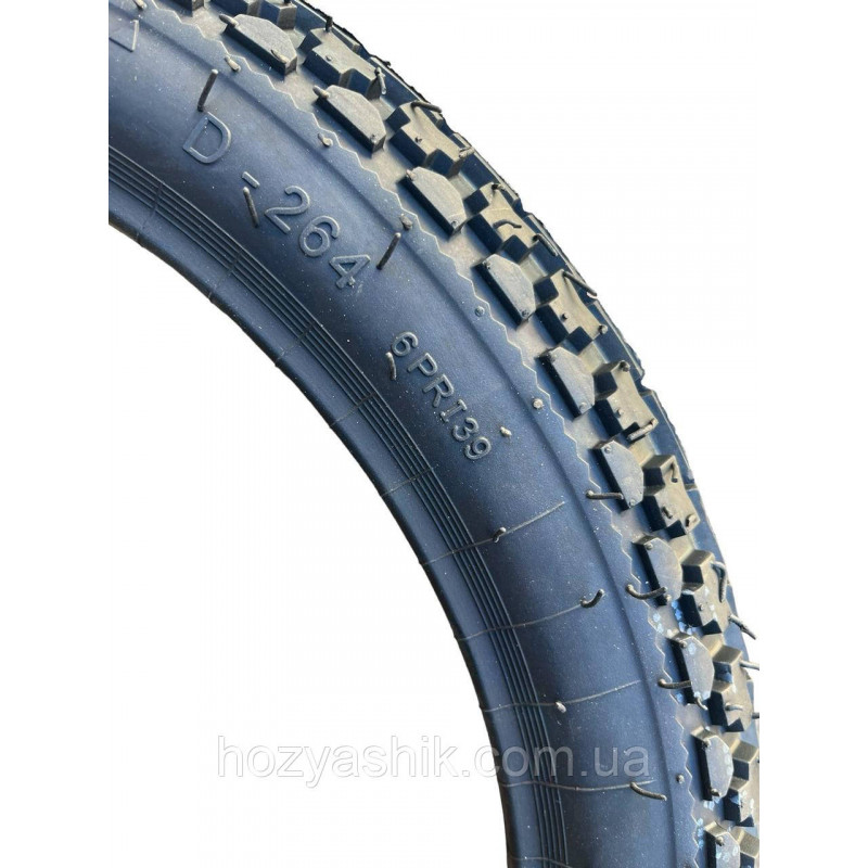 Мотошина DNEPR 2.50/85-16 (аналог 70/100-16) 6PR с камерой в комплекте для мопеда