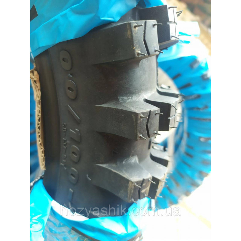 Кросова мотошина Deli Tire MAXI GRIP 100/100-18 (аналог 4.10-18) 4PR з камерою для ендуро та пітбайка