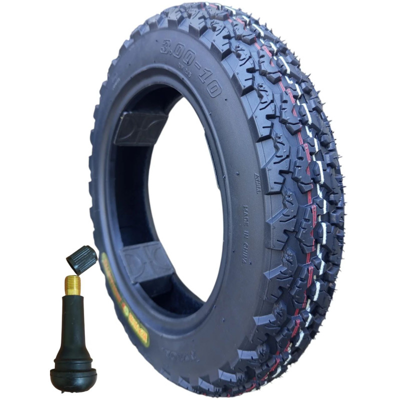 Покришка 3.00-10 TUBELESS (TL) «Всюдихід» 8PR 49G для скутерів Honda, Yamaha, Suzuki (з вентилем)