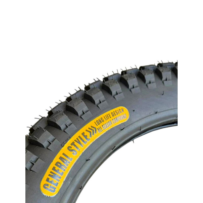 Мотошина с камерой 3.50-18 (90/100-18) 62G General Style Long Life всесезонна 8PR-посилена