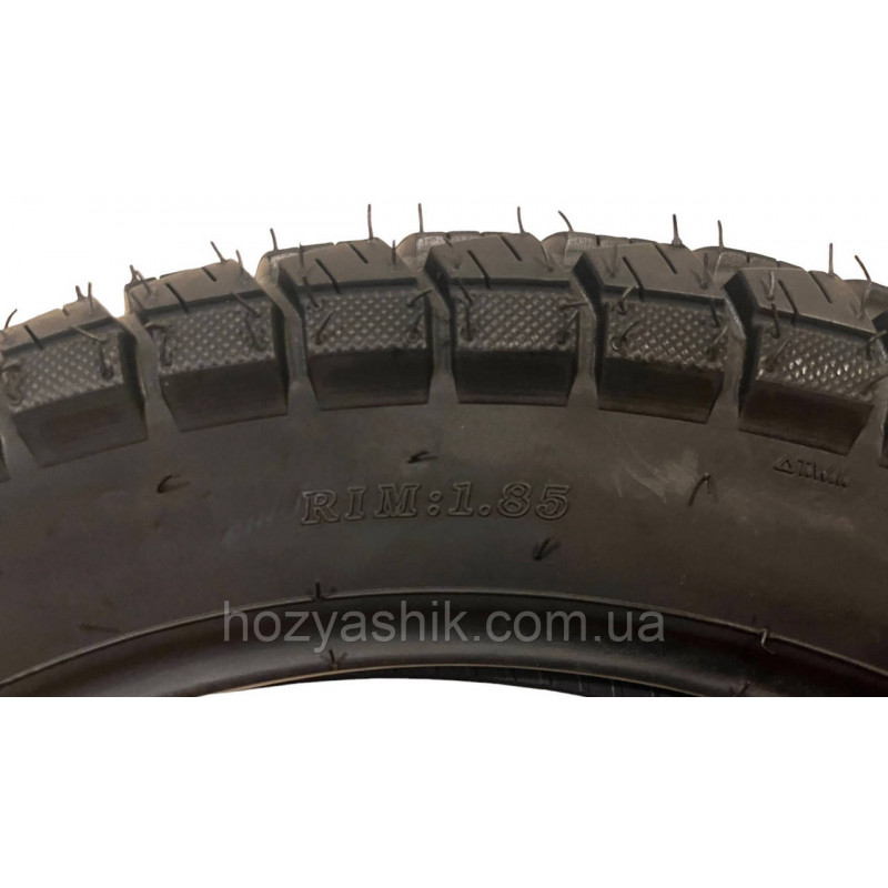 Посилена мотошина SOSOON 3.50-18 (аналог 90/100-18) 6PR з камерою в комплекті
