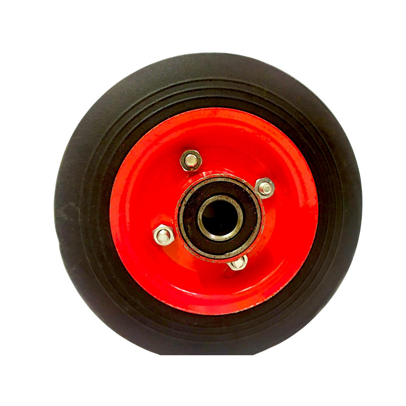 Колесо литe 200 мм під вісь 20 мм навантаження до 50 кг