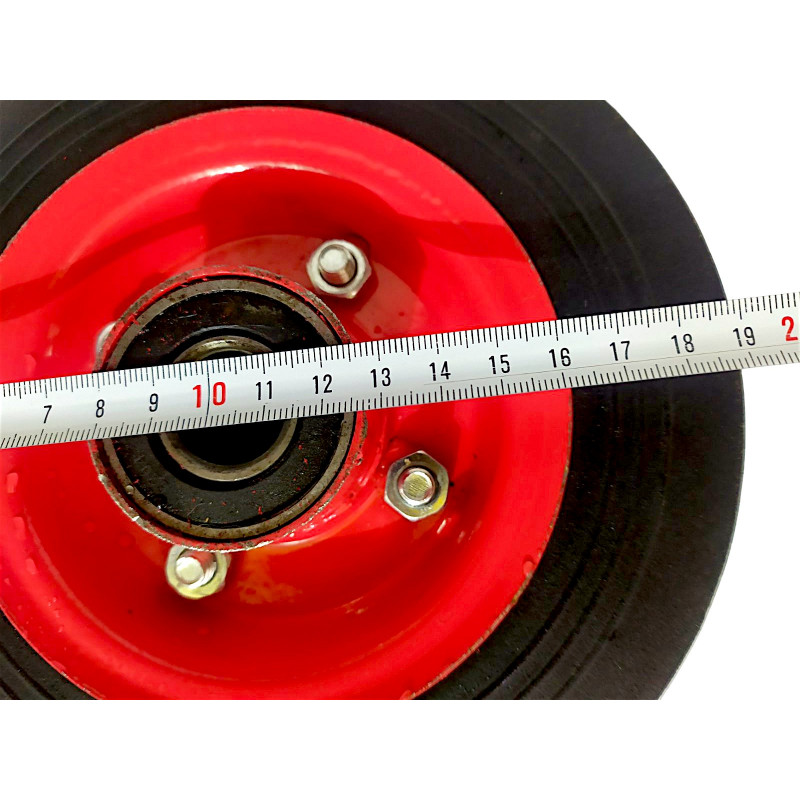 Колесо литe 200 мм під вісь 20 мм навантаження до 50 кг