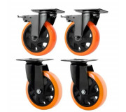 Колеса пінополіуританові на пластмасовому диску з кульковими підшипниками