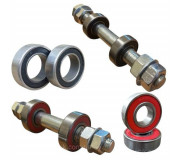 Вісі, ступиці та підшипники