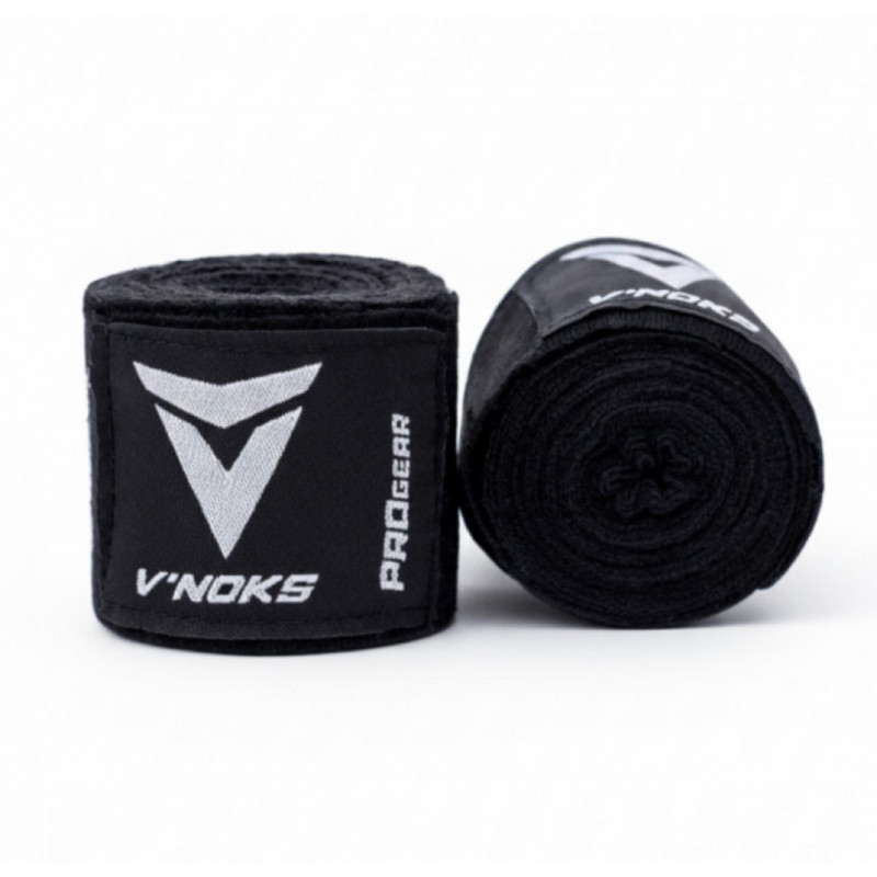Боксерський набір V'NOKS Ultima Black (Боксерські рукавички 12 ун, бинти 4.5м, капа)